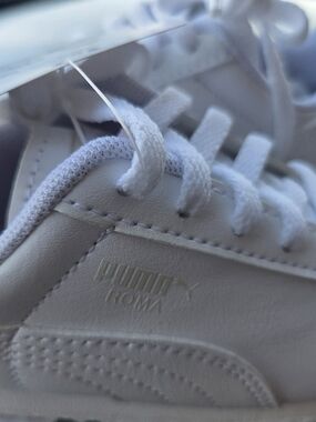 Puma Roma White Leather Sneakers